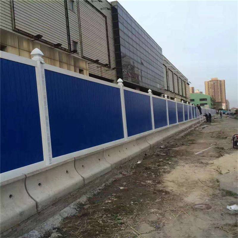 工程彩鋼圍擋 施工外墻與市政道路的防護(hù)屏障